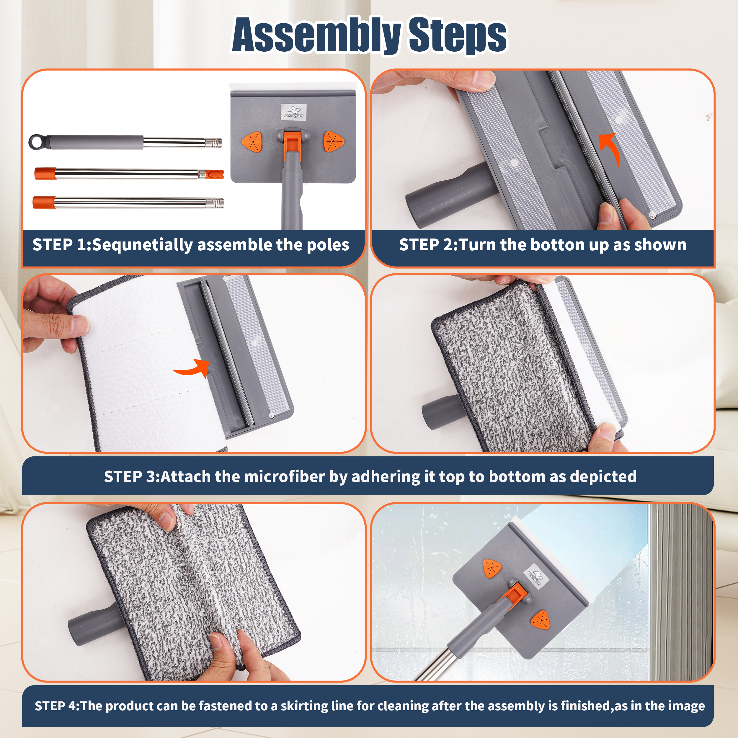 Baseboard Cleaner Tool